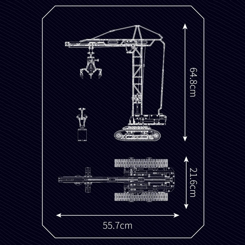 RC Crawler Crane Model Building Block