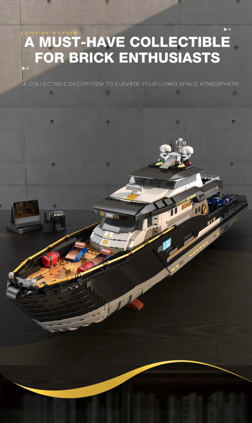 Luxury Yacht Ship High-Difficulty Blocks