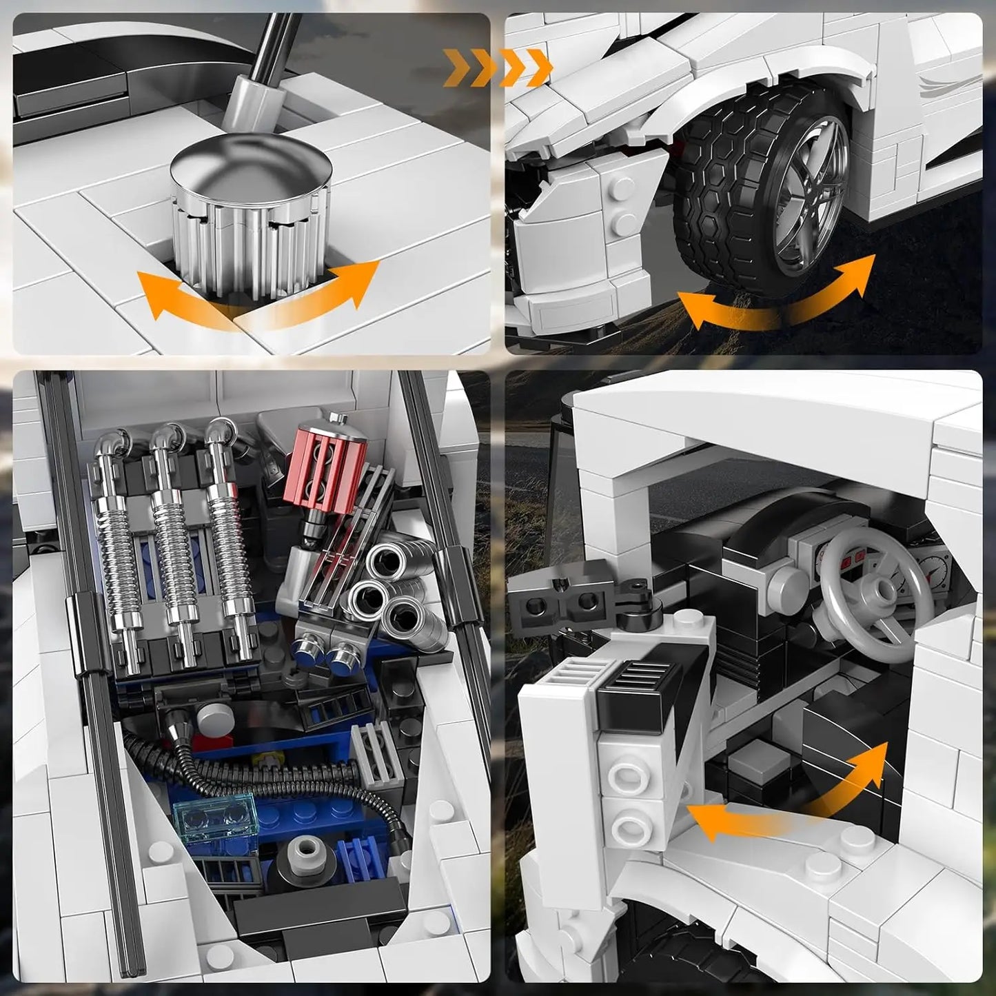 The Knight Truck Building Block Assembly Tractor