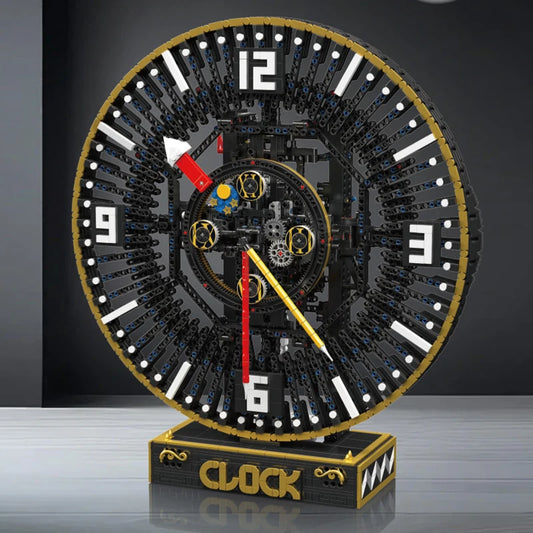 Motorized Mechanical Grand Clock Building Block
