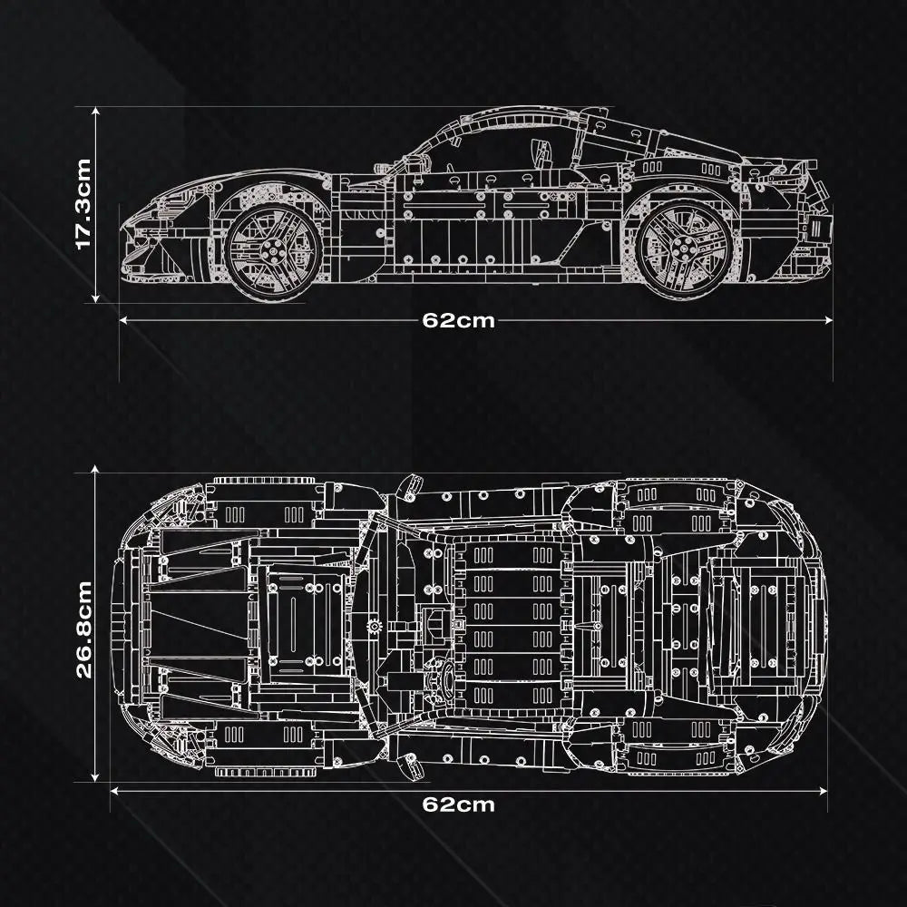GranTurismo Maserati Bricks Model Assembling