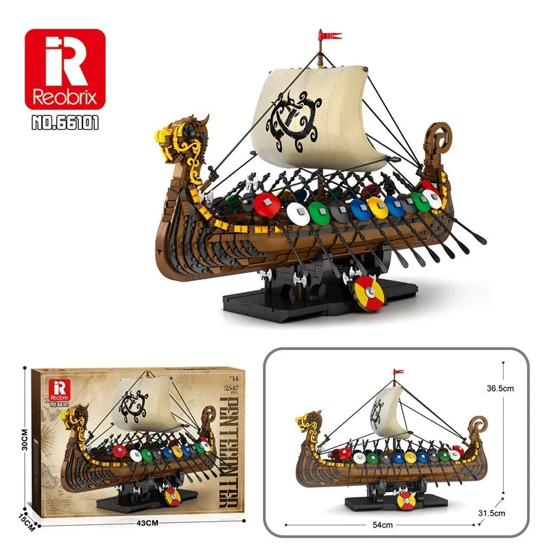 Caribbean Ship Series Viking Warship