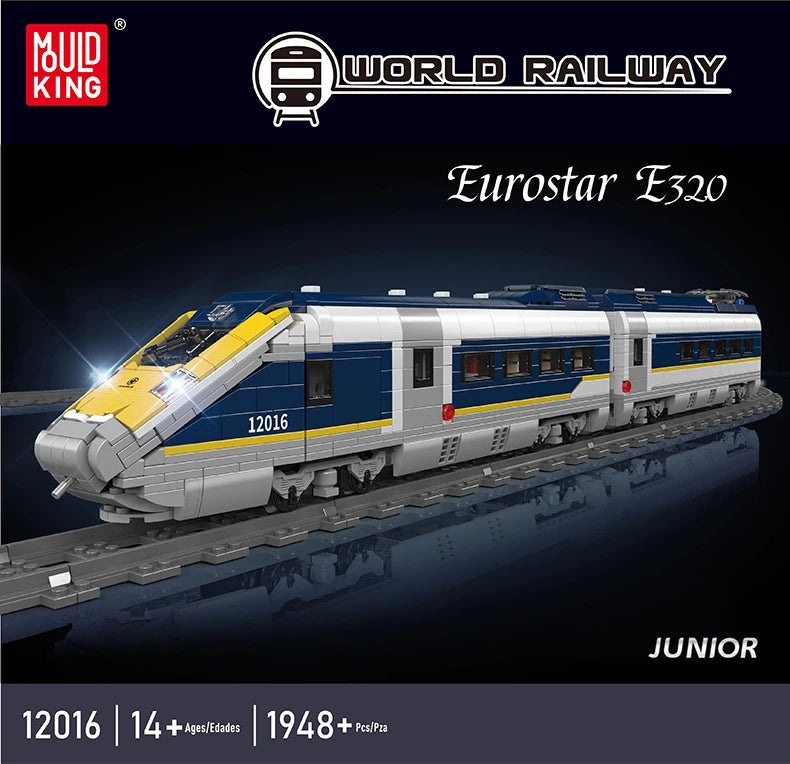 Technical Eurostar E320 High-Speed Train Building Blocks RC