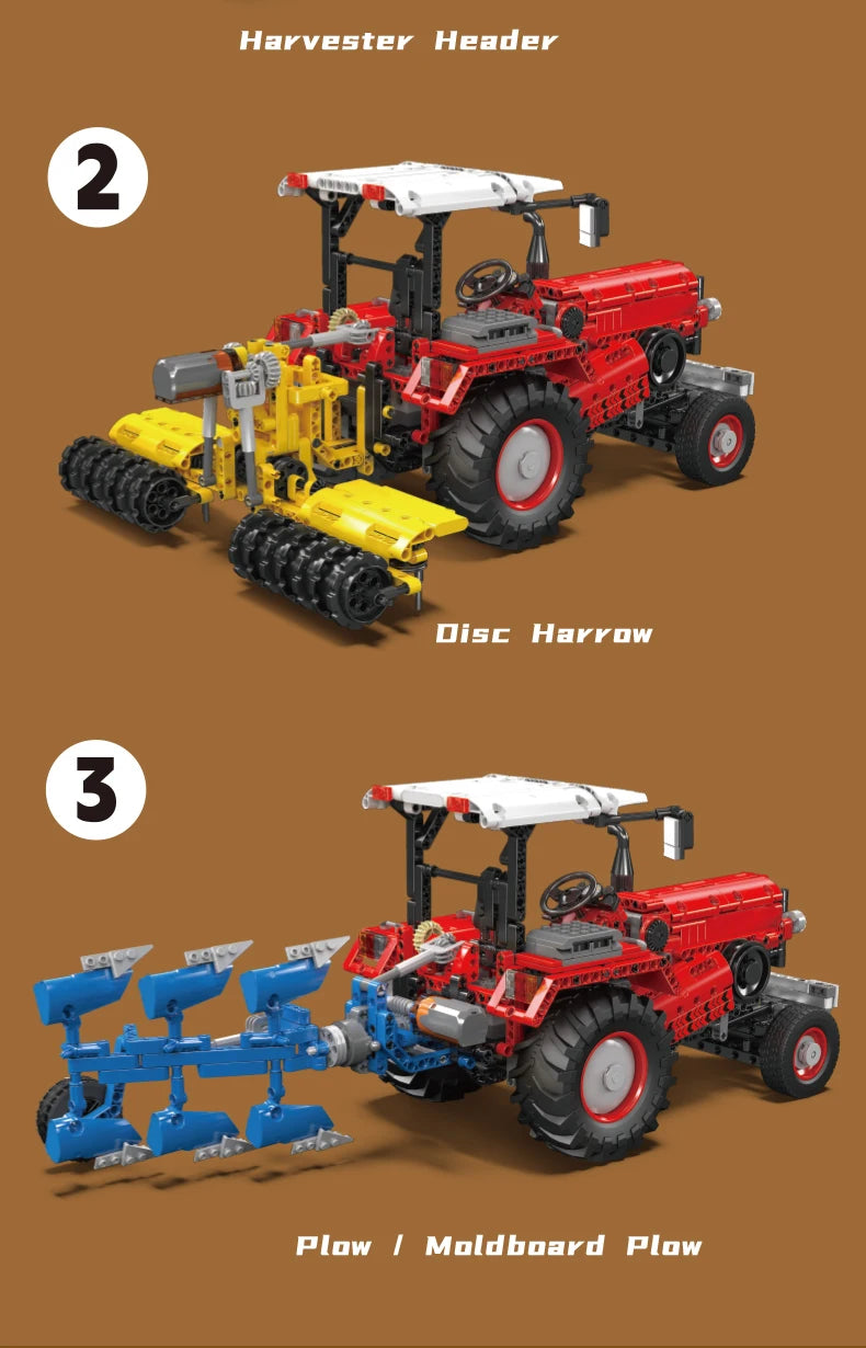 Agricultural Tractor Truck Bricks