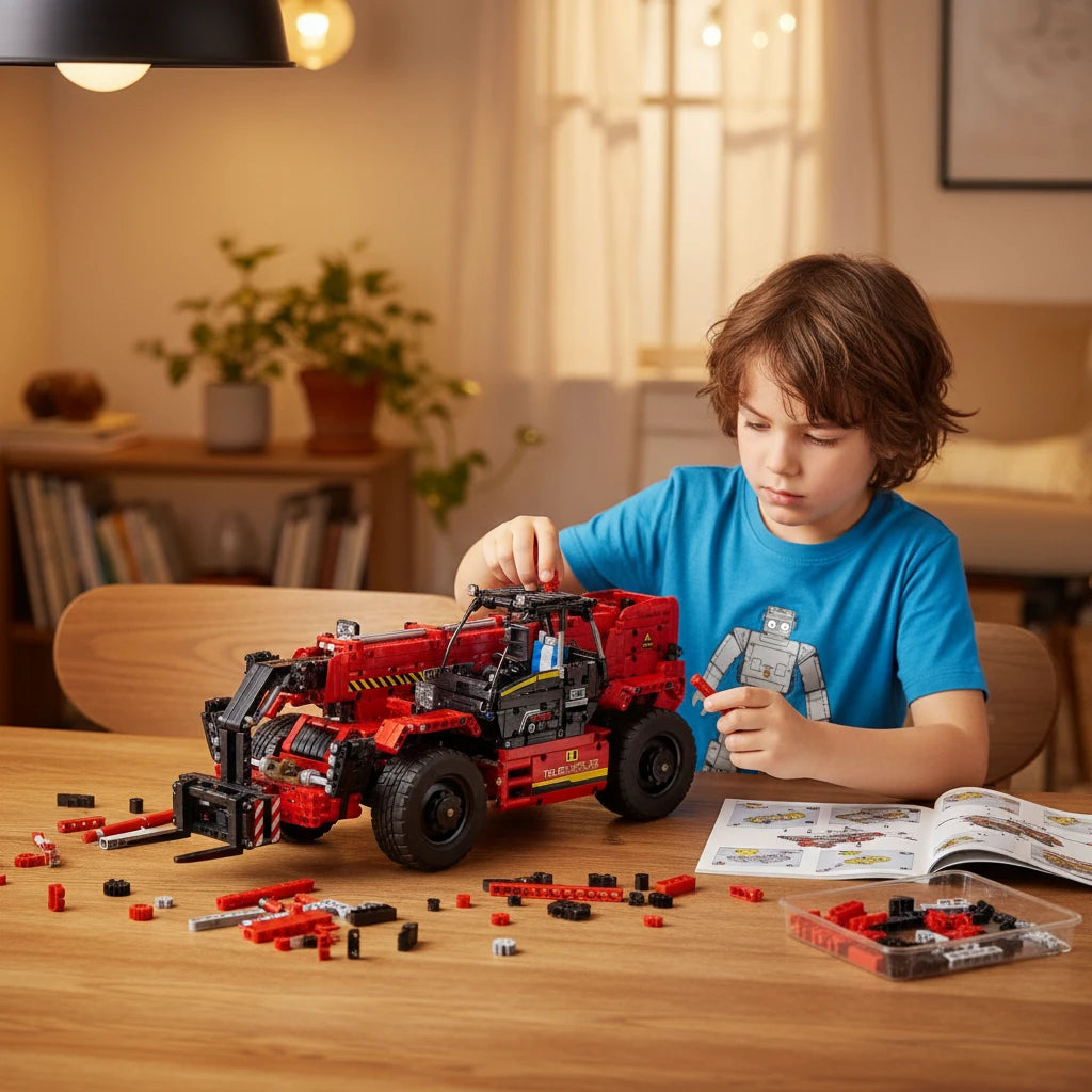 Telescopic Forklift Building Blocks