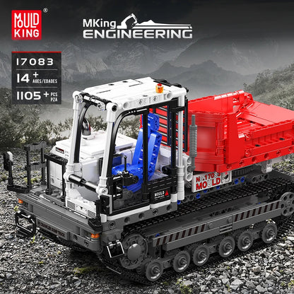 Mould King 17083 Technical Car Toys The RC Tracked Dumper Building Block Enginerring Truck Brick Set Kids Christmas Gift
