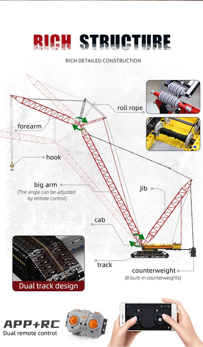 Motorized Crawler Crane Liebherr