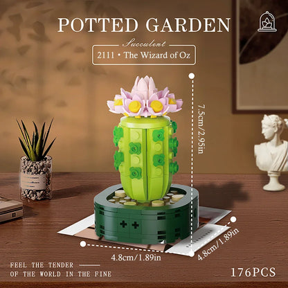 Flower Bouquet Building Block Succulents Plants