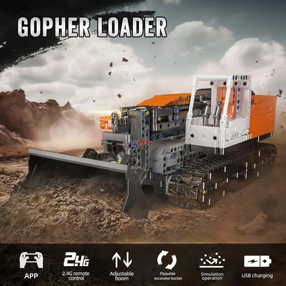 Crawler Loader Technical Building Blocks Truck