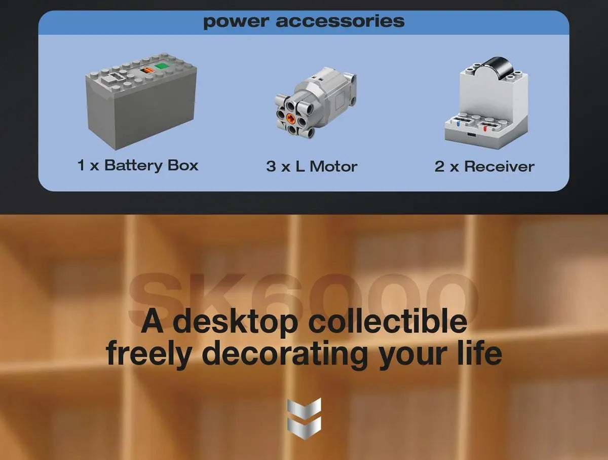 RC Crane Building Blocks Bricks Assembling Model