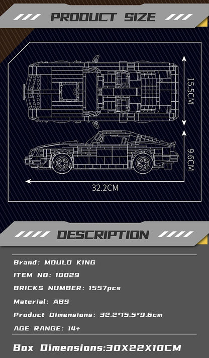 Firebird Retro American Sports Car Building Block