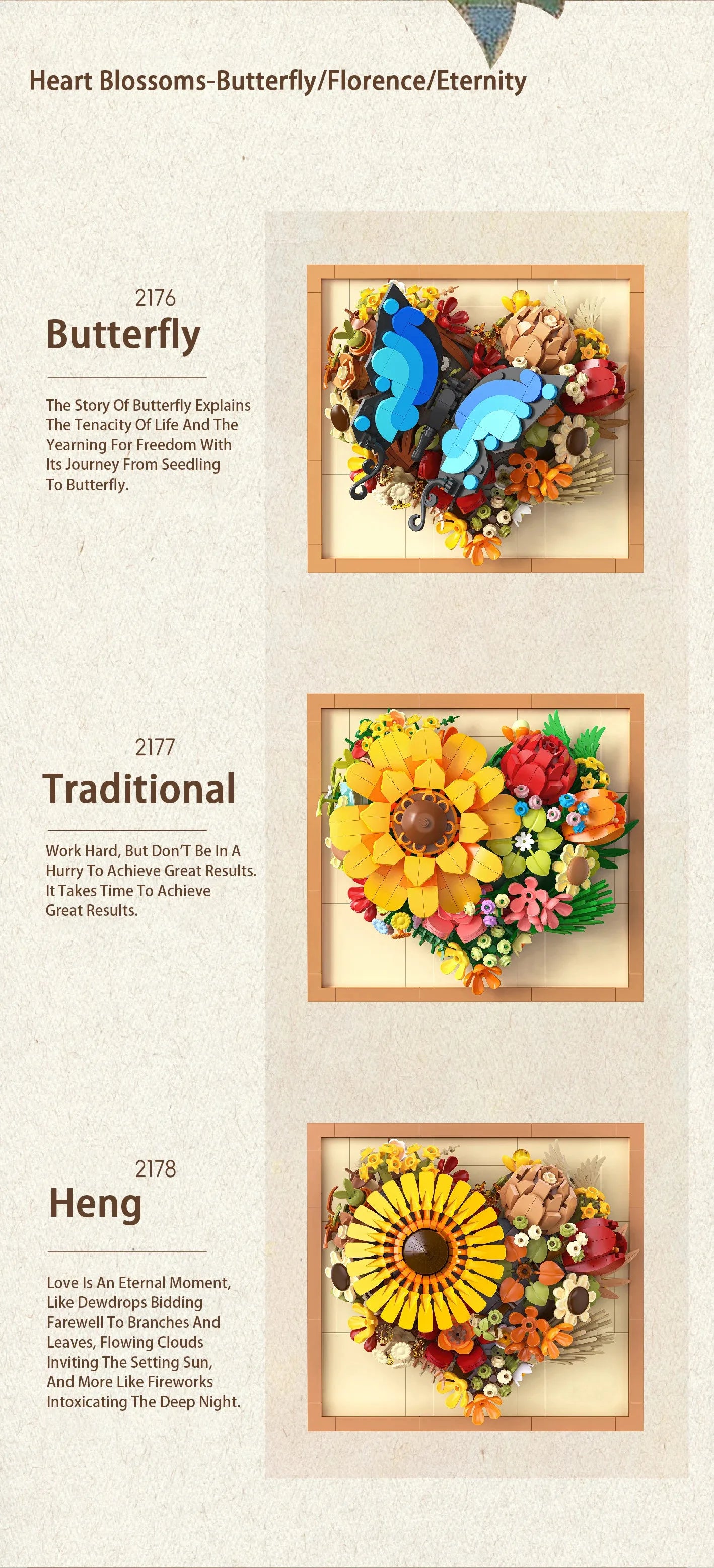 Creative Art Painting Flower Block 3D