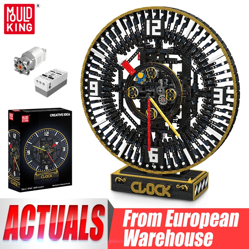 Motorized Mechanical Grand Clock Building Block