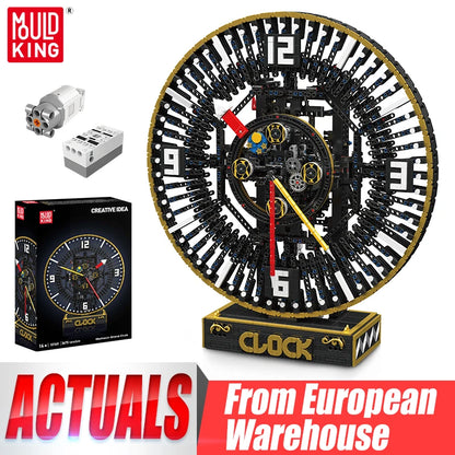 Motorized Mechanical Grand Clock Building Block