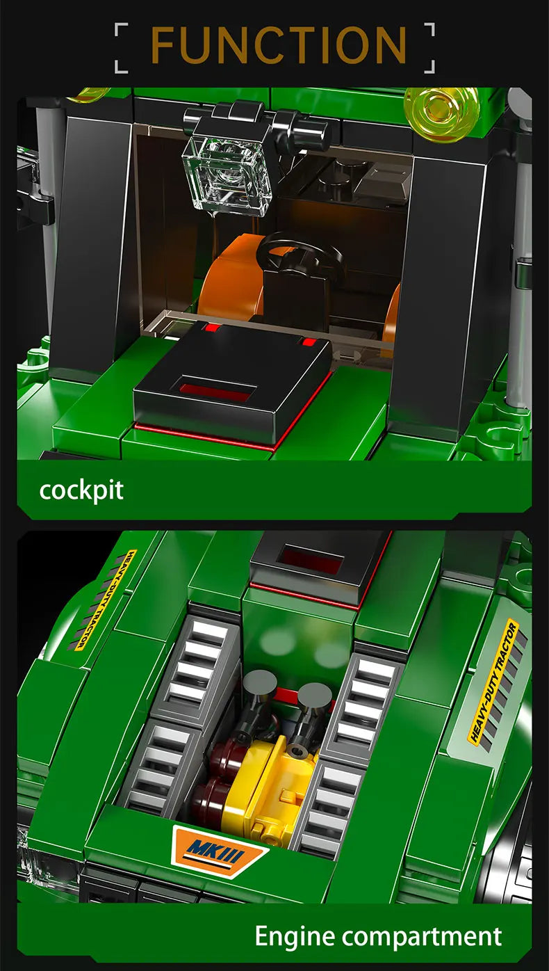 The Farm Tractor Building Block