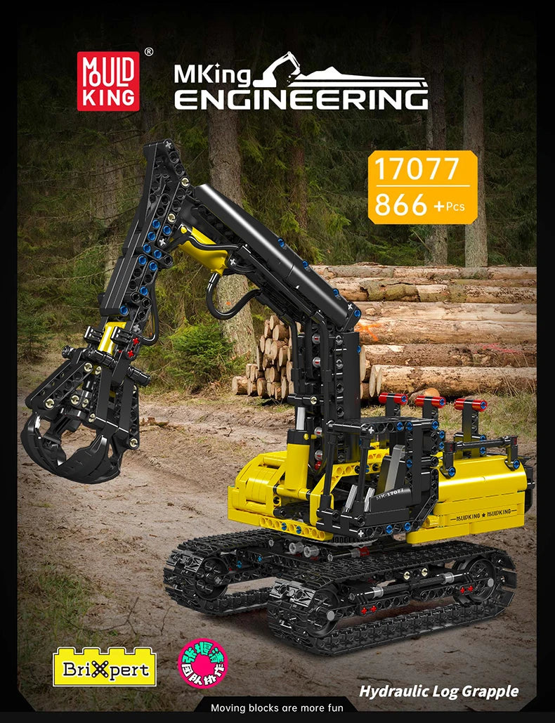Hydraulic Log Grapple Building Blocks Technical Crawler Excavator