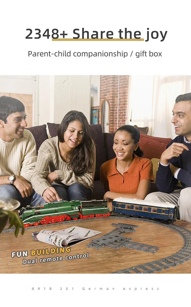 German Express Steam Locomotive Model Kit