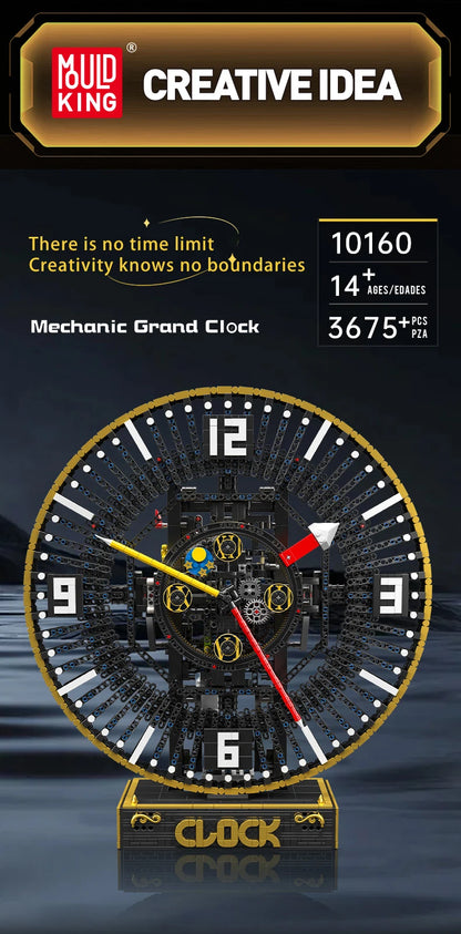 Motorized Mechanical Grand Clock Building Block