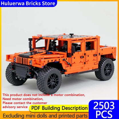 H1 Tough Off-Road Vehicle Modular Bricks