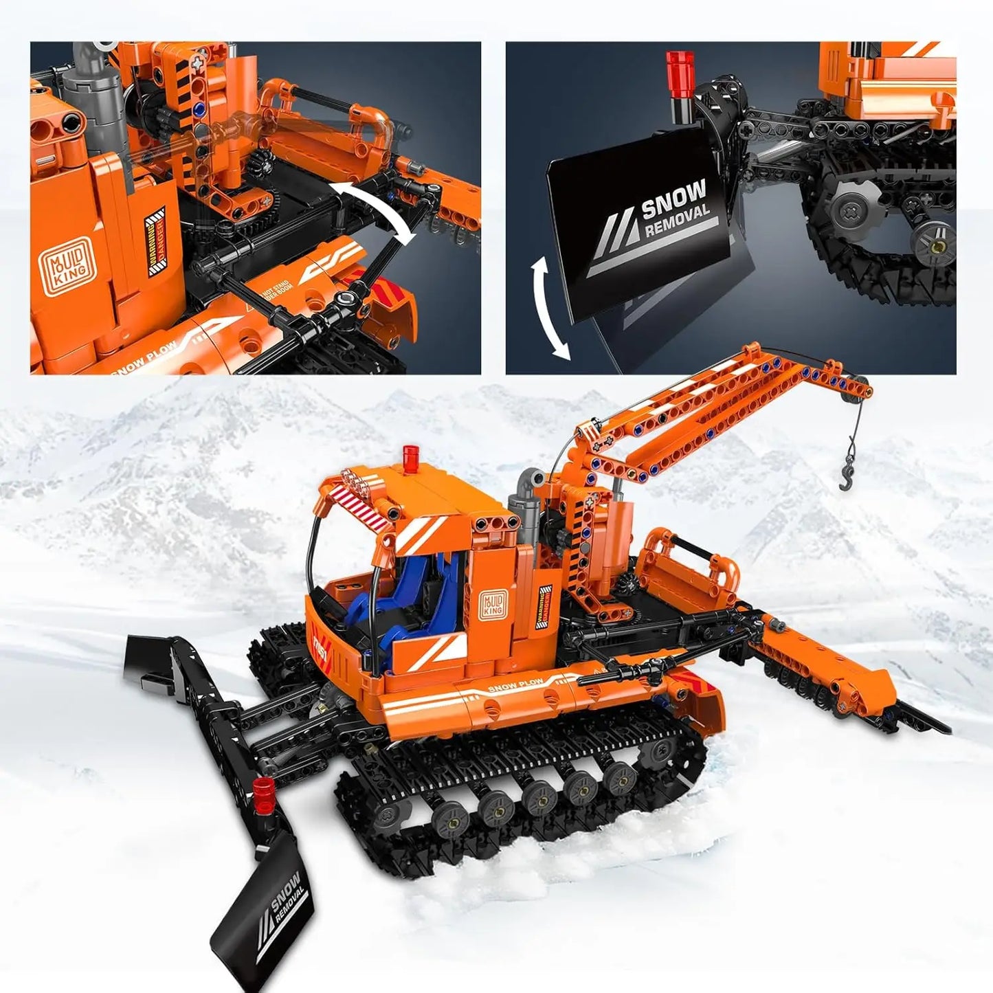 Technical Engineering Snowfield Vehicle Remote