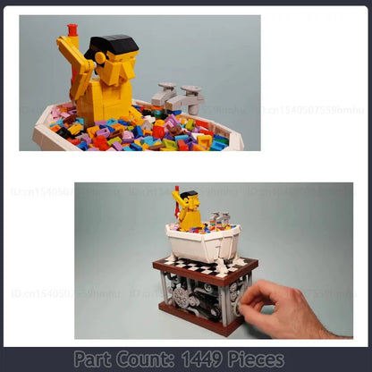 Bath Scene Creative Toys Building Block Manual