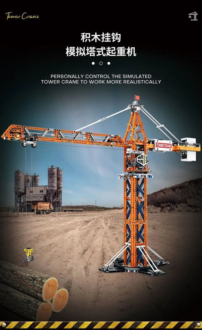 Tower Crane Engineering Series Electric RC Block