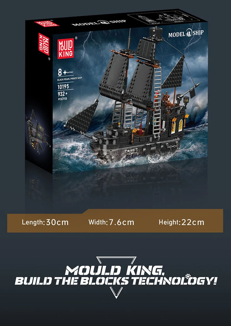 The Black Pearl Pirate Ship Building Block