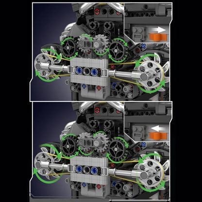 Technical Car Engine Toys