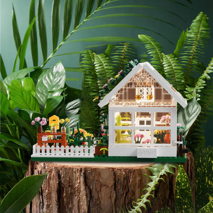 Newest Flower House Mini Building Block