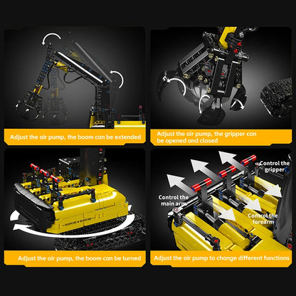 Hydraulic Log Grapple Building Blocks Technical Crawler Excavator