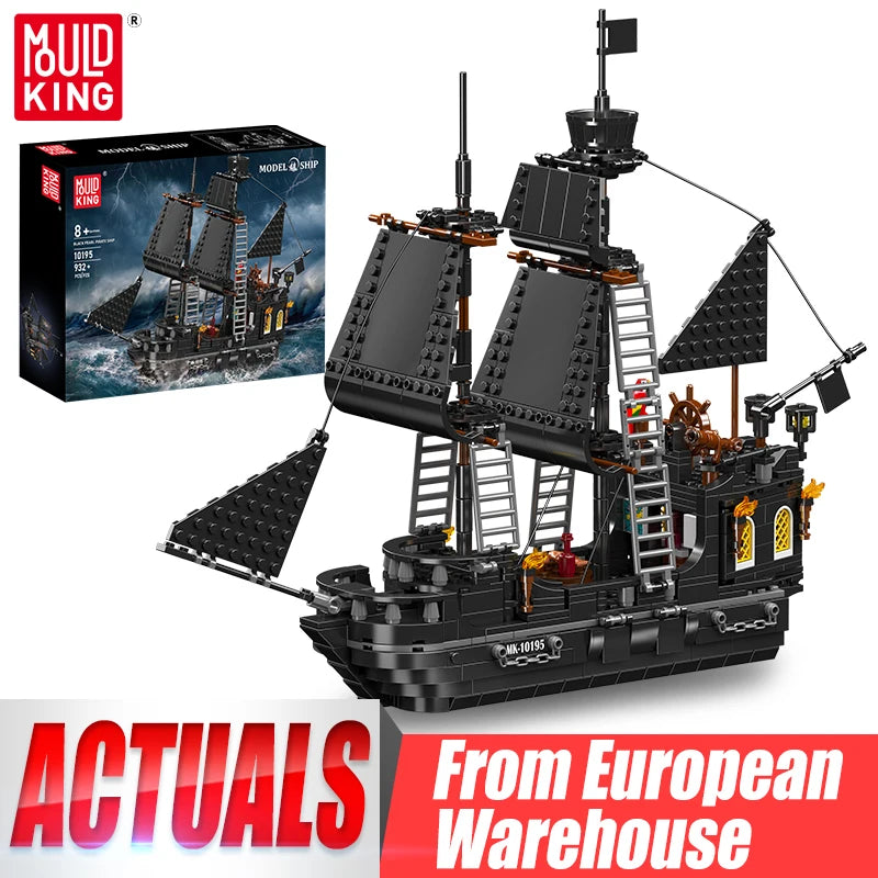 The Black Pearl Pirate Ship Building Block