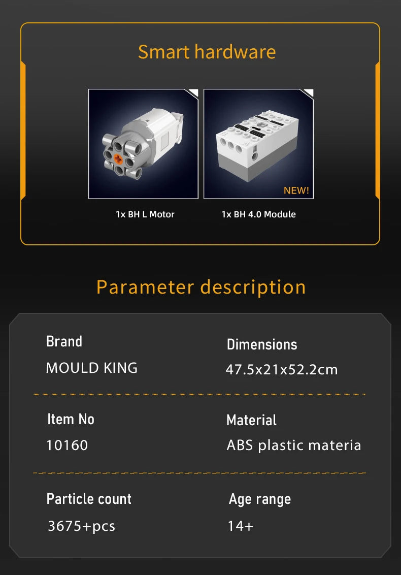 Motorized Mechanical Grand Clock Building Block
