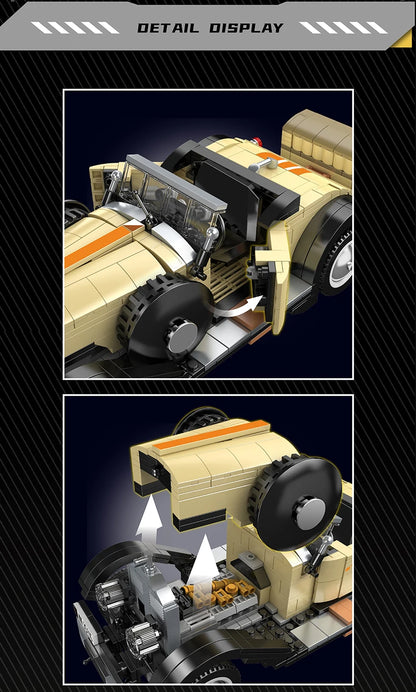 The Fantom Vintage Car Building Block