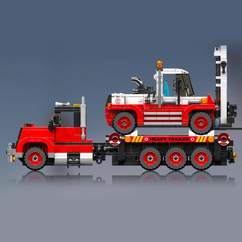 City Transporter and Forklift Truck Model
