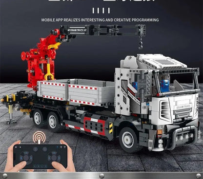 Crane Truck Building Blocks RC Vehicle