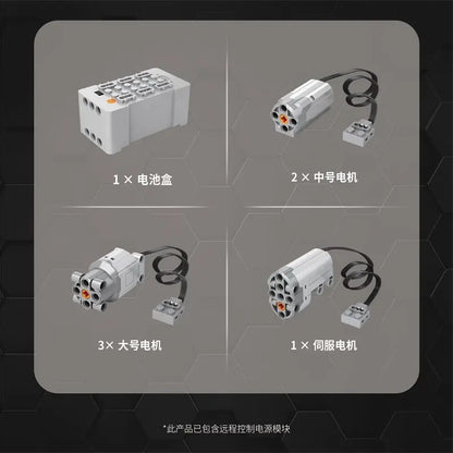 Two-Head Bulldozer Excavator Model Assembly Universal