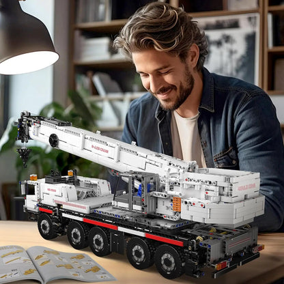 Truck Building Blocks Tech APP RC Controlled Mobile Crane
