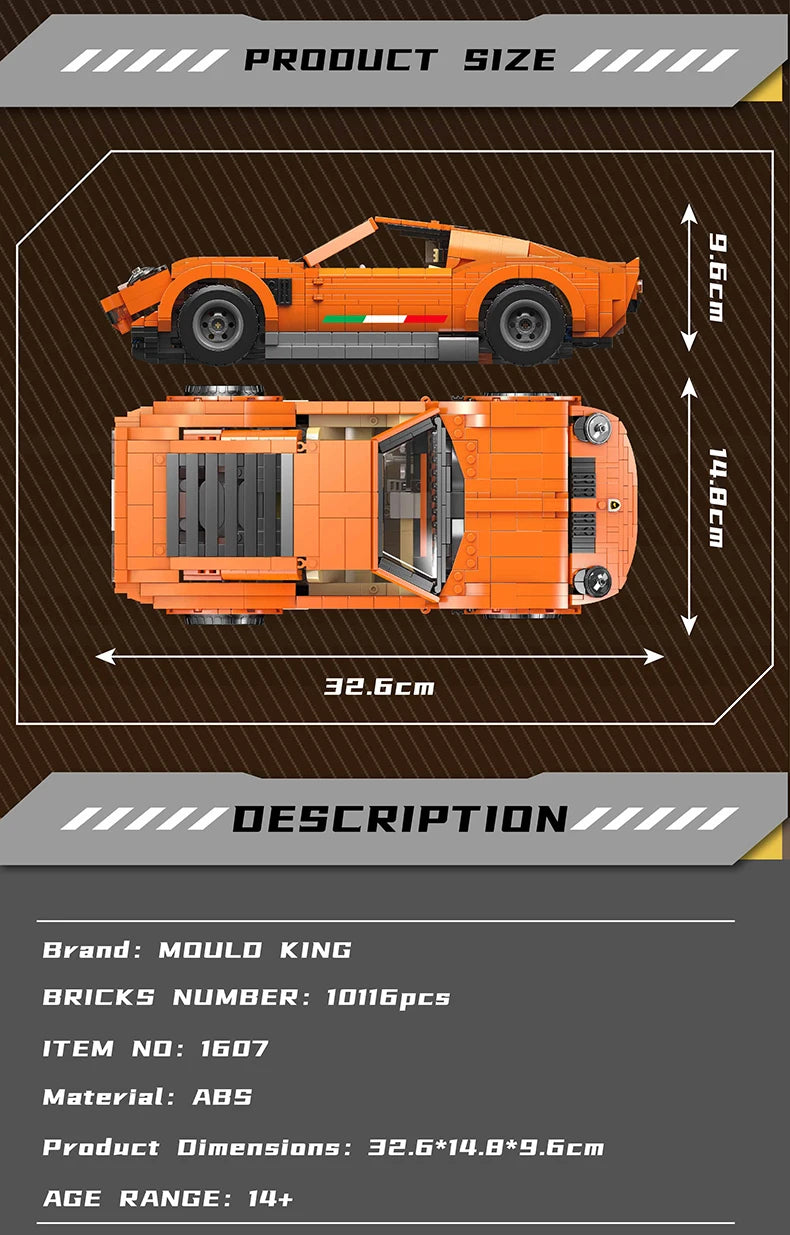 Miura P400 Supercar Racing Car