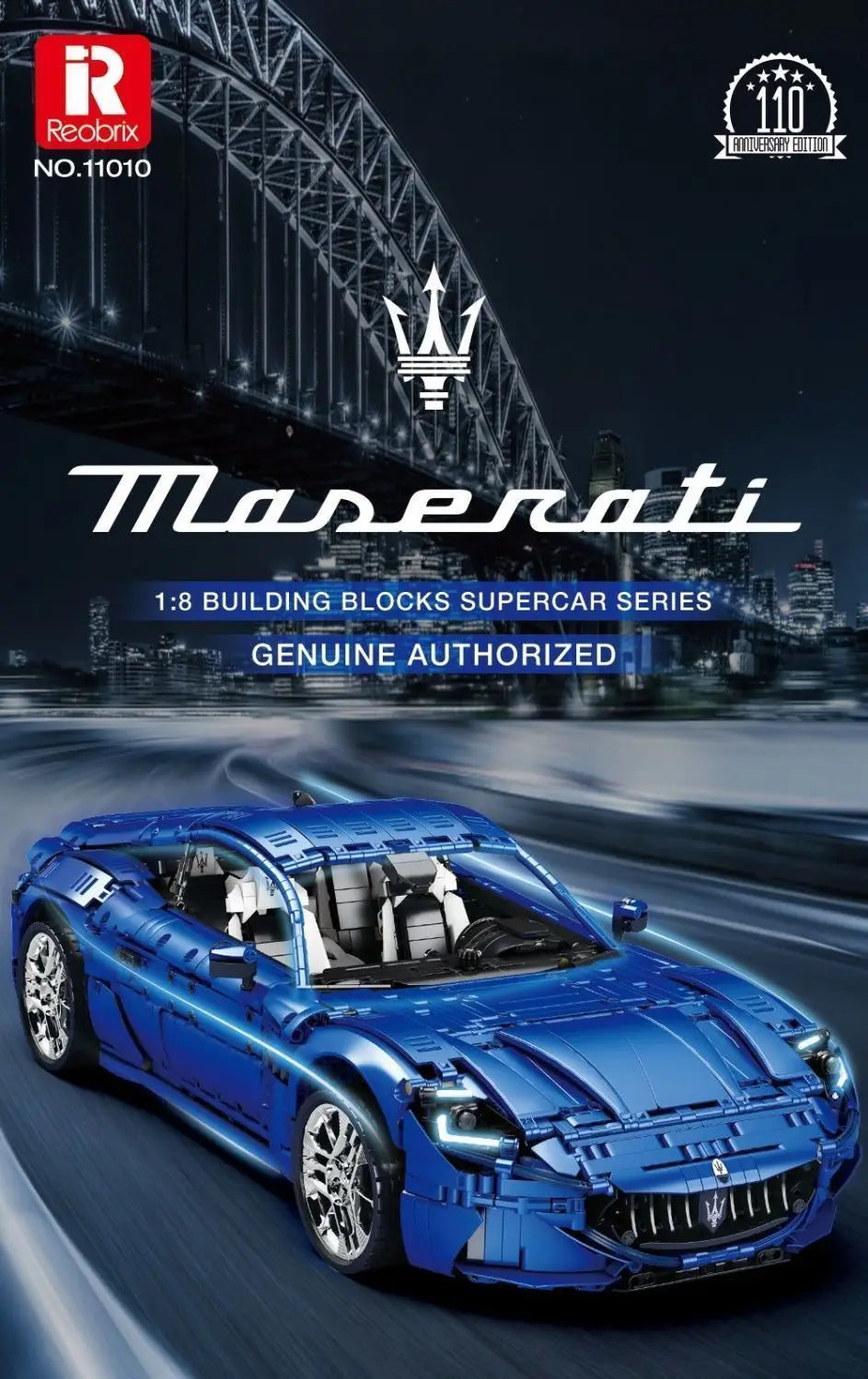 GranTurismo Maserati Bricks Model Assembling