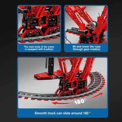 RC Crane Building Blocks Bricks Assembling Model