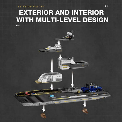 Luxury Yacht Ship High-Difficulty Blocks