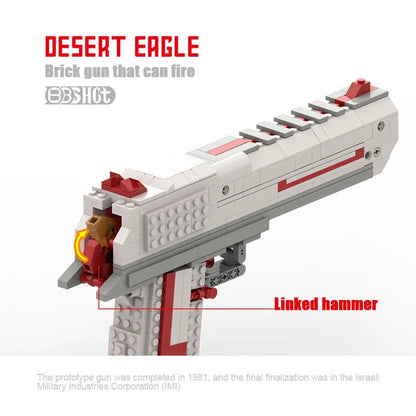 Desert Eagle Semi-automatic Pistol Gun Building Blocks