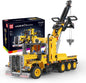 Tow Truck Building Blocks City Engeneering Trailer Crane Car