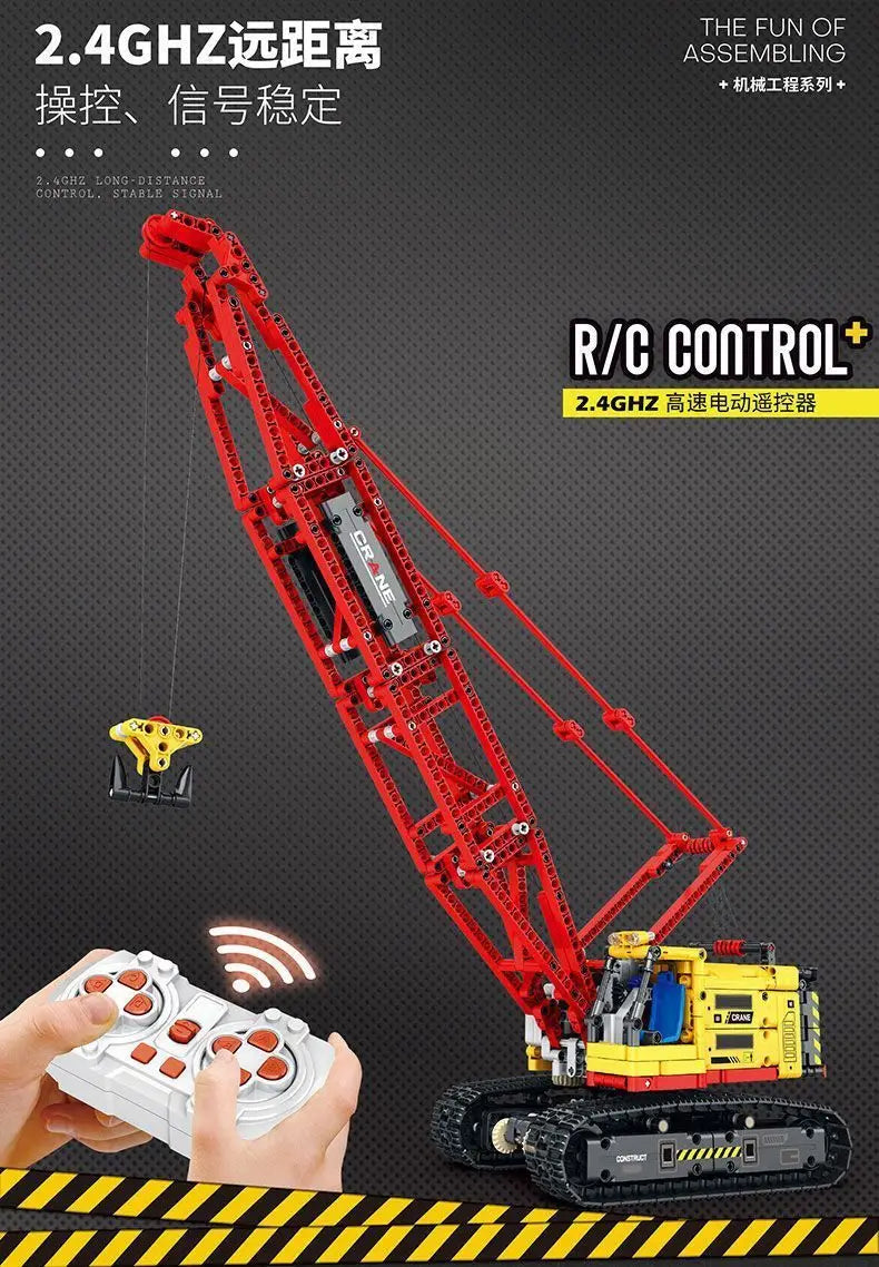 Crawler Crane RC Building Blocks