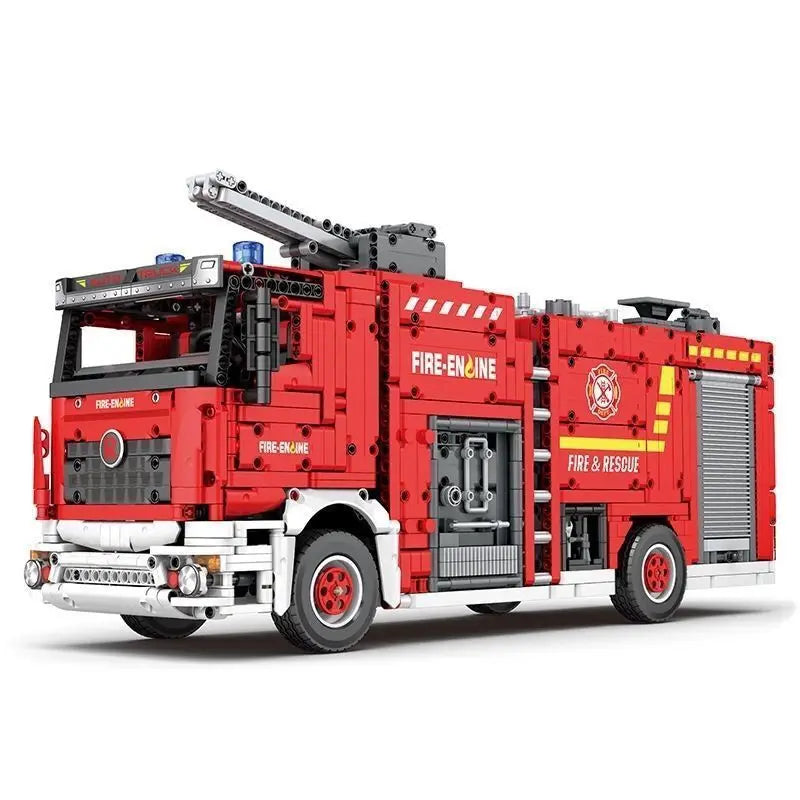 Mechanical Set Water Spray Fire Truck High Difficulty