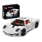 White Italian Racing Car Model