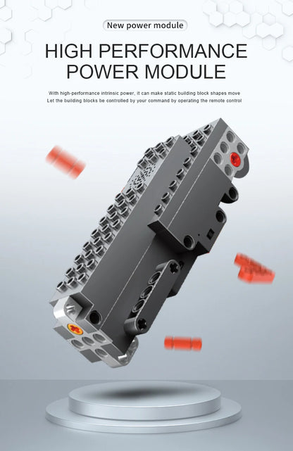 STEM Building Blocks APP RC Mechanical Robot Dog Assembly Bricks