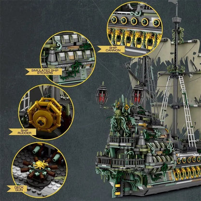 Dutchman Pirate Ship Assembly Model