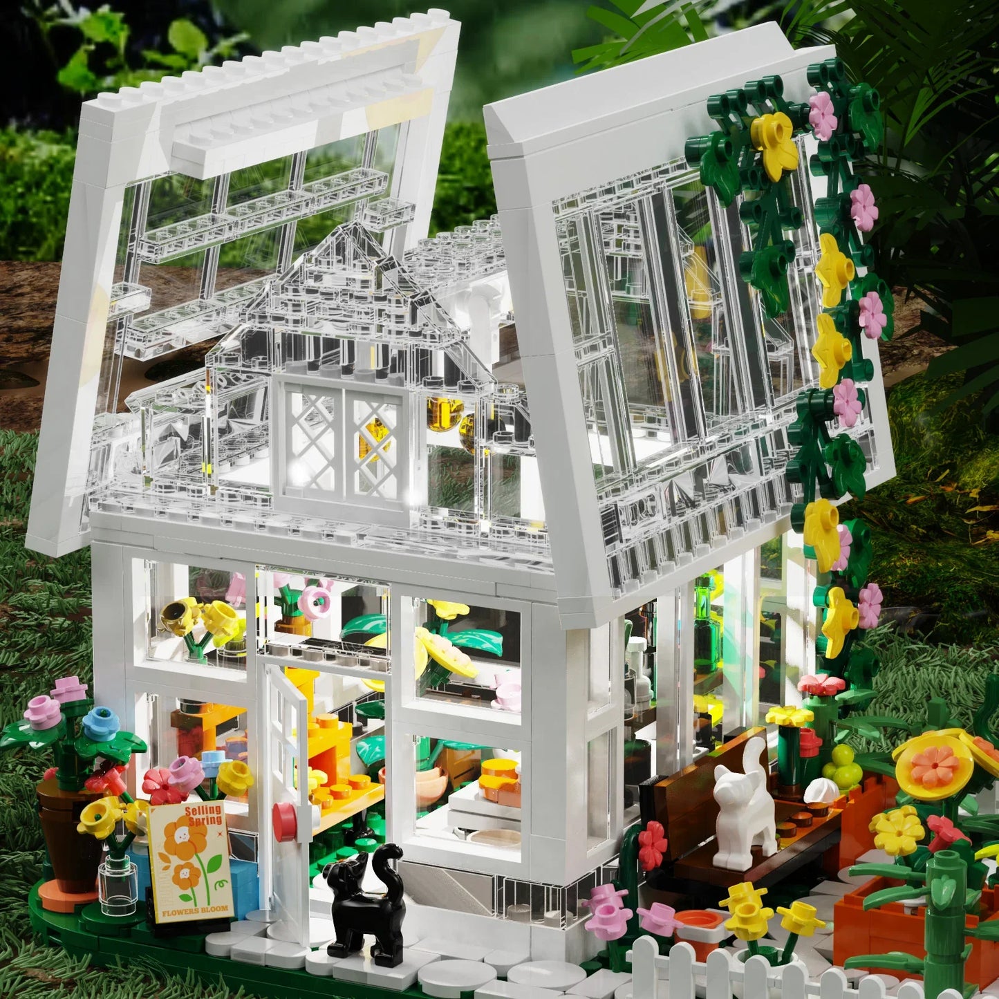 Newest Flower House Mini Building Block