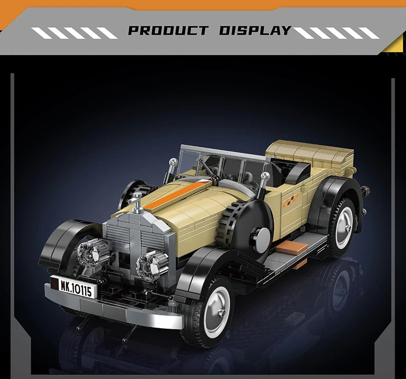 The Fantom Vintage Car Building Block
